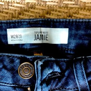 Top shop high rise skinny Jamie jeans